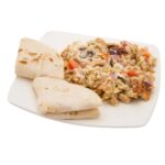 mexican rumali shawarma plate